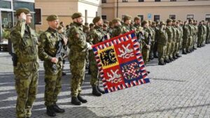 V Hradci Králové požehnán prapor vojenského zdravotnického útvaru
